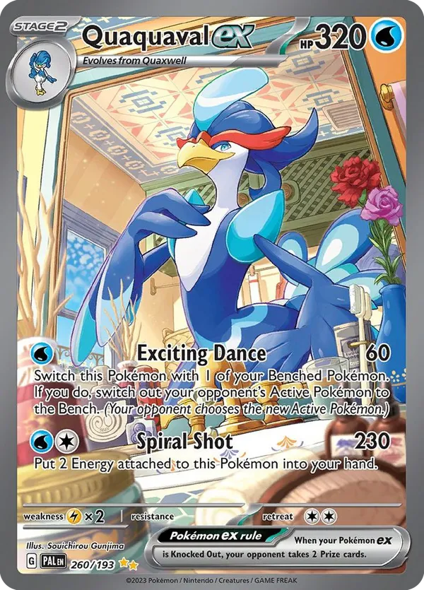 Quaquaval ex - Paldea Evolved #260