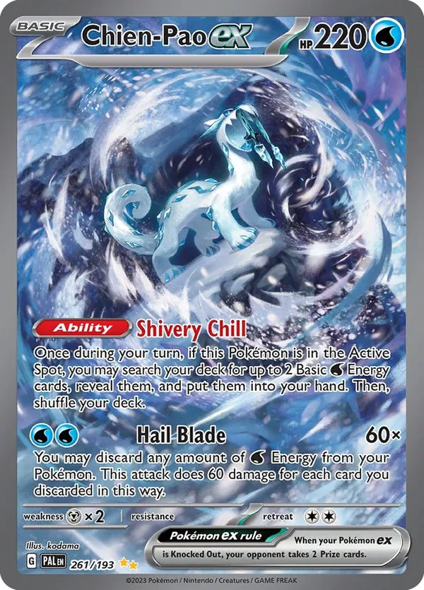 Chien-Pao ex - Paldea Evolved #261