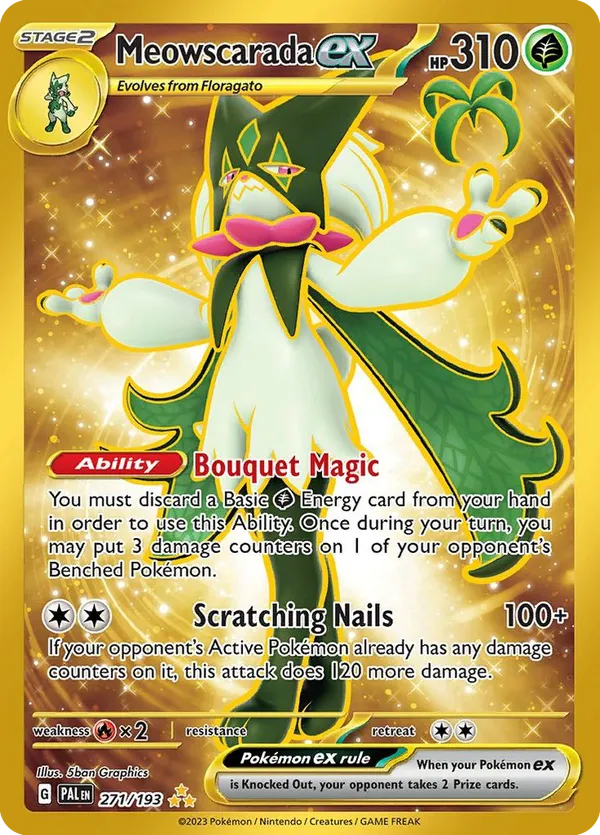 Meowscarada ex - Paldea Evolved #271