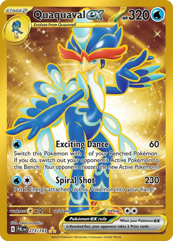 Quaquaval ex - Paldea Evolved #273