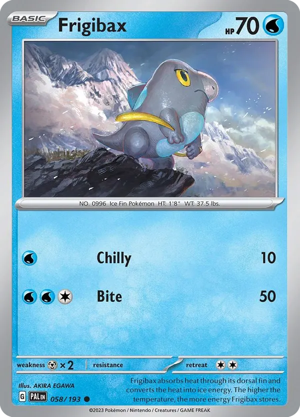 Frigibax - Paldea Evolved #58