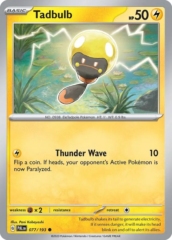 Tadbulb - Paldea Evolved #77