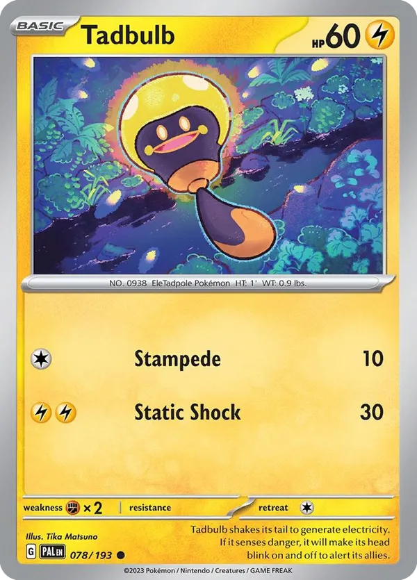 Tadbulb - Paldea Evolved #78