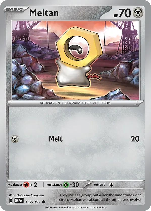 Meltan - Obsidian Flames #152