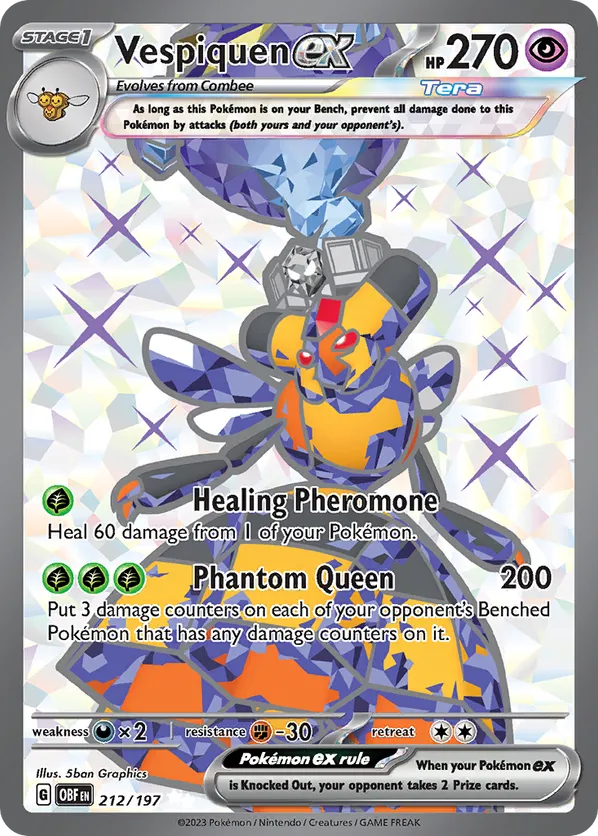 Vespiquen ex - Obsidian Flames #212