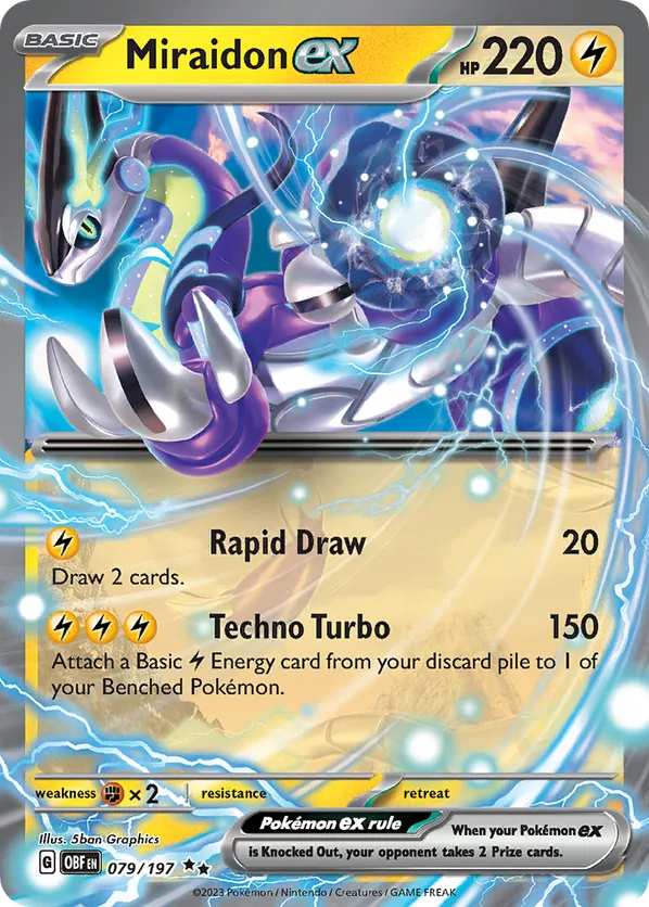 Miraidon ex - Obsidian Flames #79