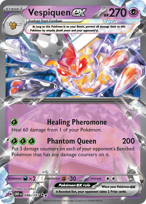 Vespiquen ex - Obsidian Flames #96
