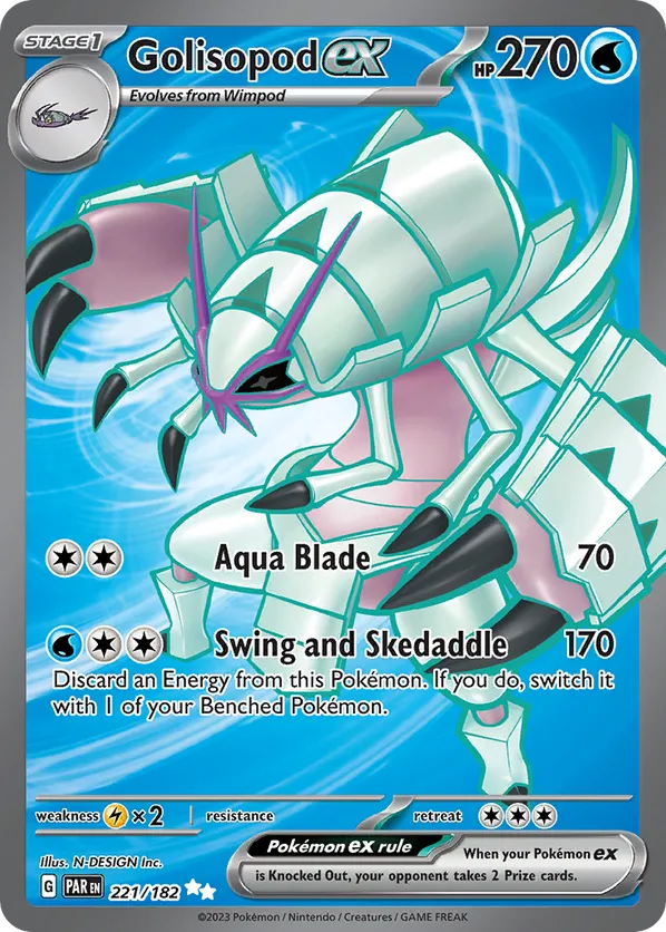 Golisopod ex - Paradox Rift #221