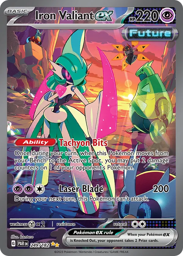Iron Valiant ex - Paradox Rift #249