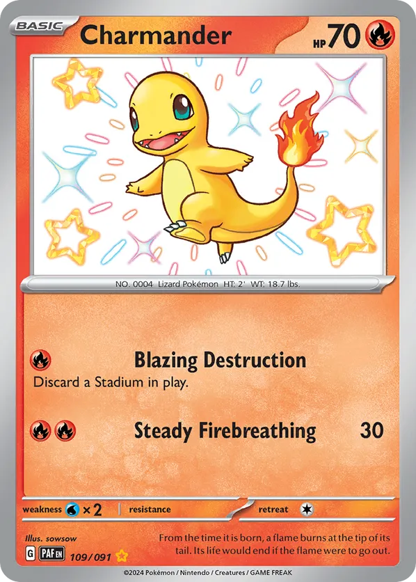 Charmander - Paldean Fates #109