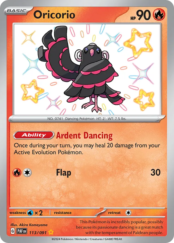 Oricorio - Paldean Fates #113