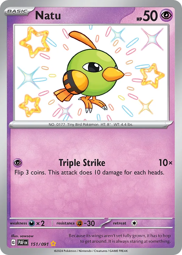 Natu - Paldean Fates #151