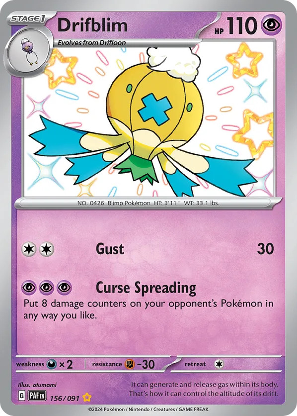 Drifblim - Paldean Fates #156