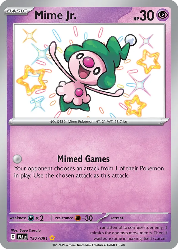 Mime Jr. - Paldean Fates #157