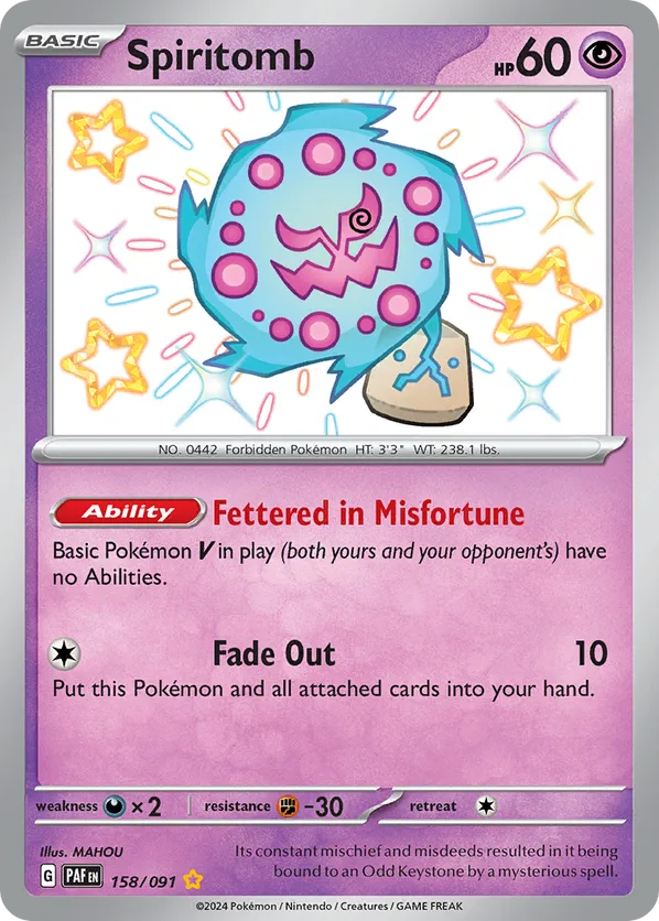 Spiritomb - Paldean Fates #158