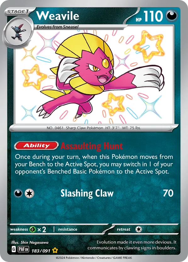 Weavile - Paldean Fates #183