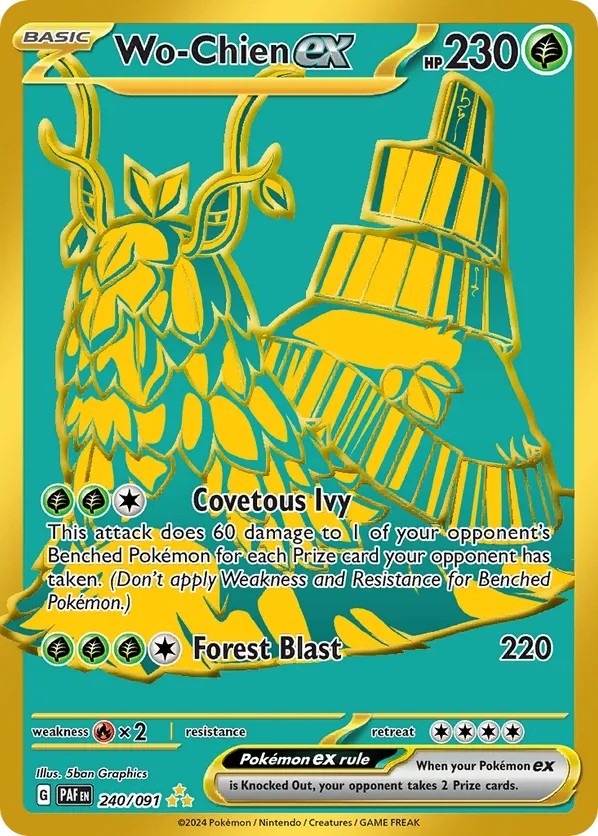 Wo-Chien ex - Paldean Fates #240