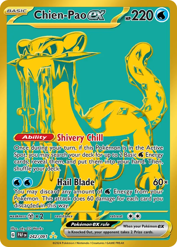 Chien-Pao ex - Paldean Fates #242