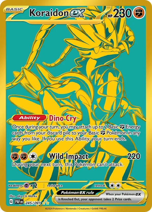Koraidon ex - Paldean Fates #245