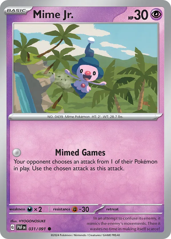 Mime Jr. - Paldean Fates #31