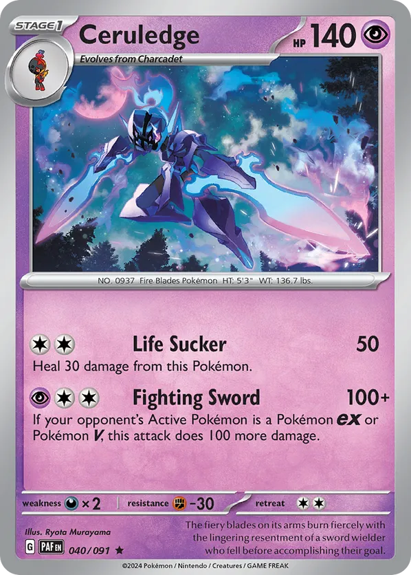 Ceruledge - Paldean Fates #40