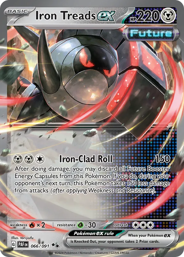 Iron Treads ex - Paldean Fates #66