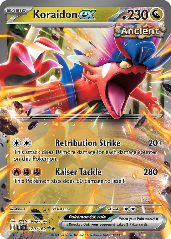 Koraidon ex - Temporal Forces #120