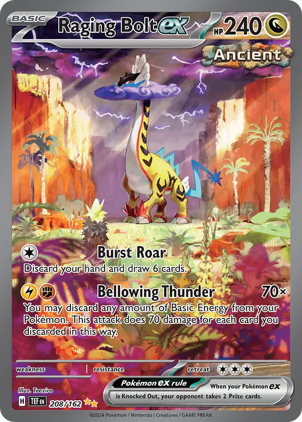 Raging Bolt ex - Temporal Forces #208