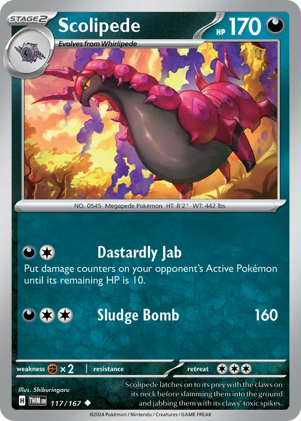 Scolipede - Twilight Masquerade #117