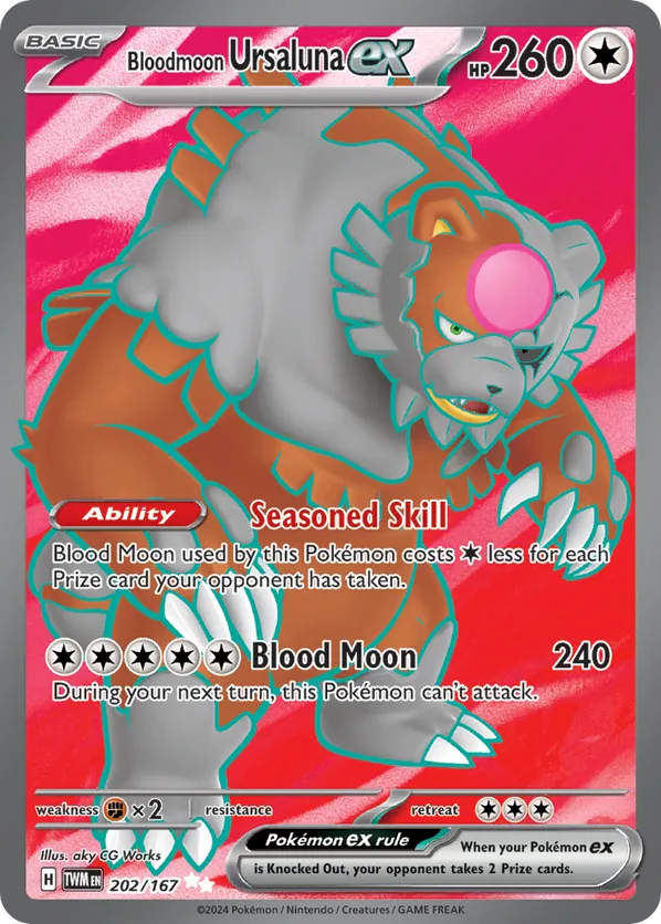 Bloodmoon Ursaluna ex - Twilight Masquerade #202
