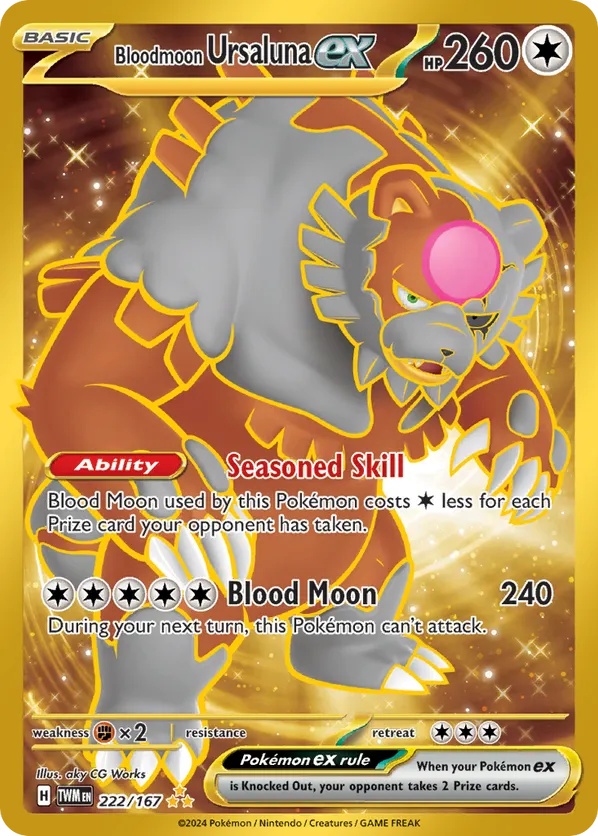 Bloodmoon Ursaluna ex - Twilight Masquerade #222