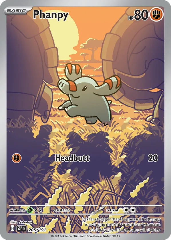 Phanpy - Surging Sparks #205