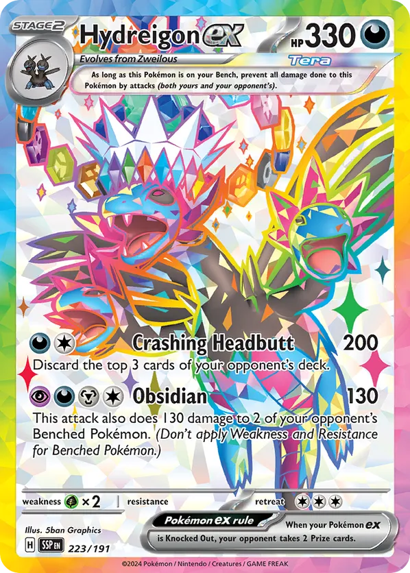 Hydreigon ex - Surging Sparks #223
