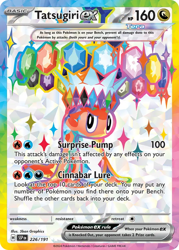 Tatsugiri ex - Surging Sparks #226