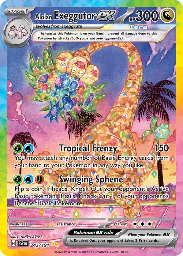 Alolan Exeggutor ex - Surging Sparks #242