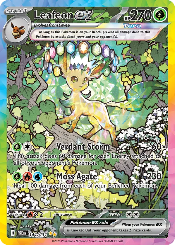 Leafeon ex - Prismatic Evolutions #144