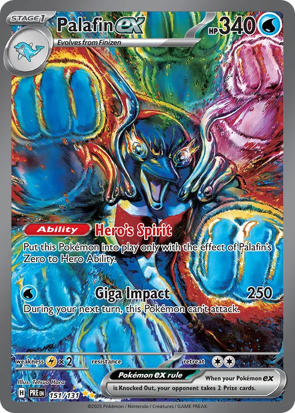 Palafin ex - Prismatic Evolutions #151