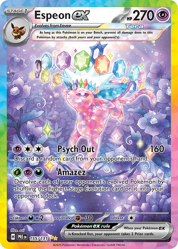 Espeon ex - Prismatic Evolutions #155