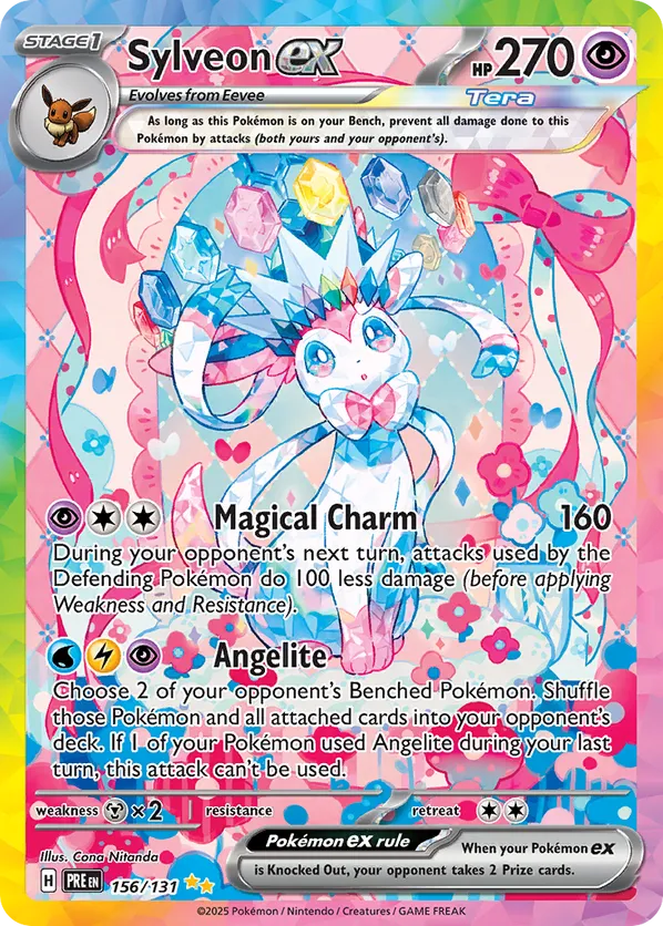 Sylveon ex - Prismatic Evolutions #156