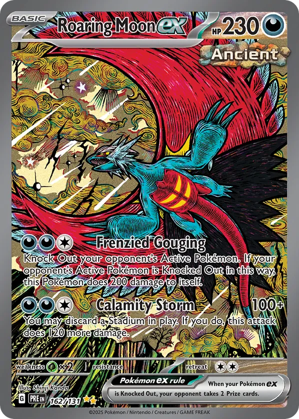 Roaring Moon ex - Prismatic Evolutions #162
