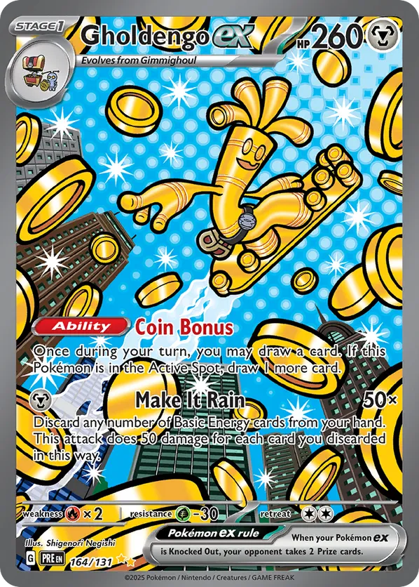 Gholdengo ex - Prismatic Evolutions #164