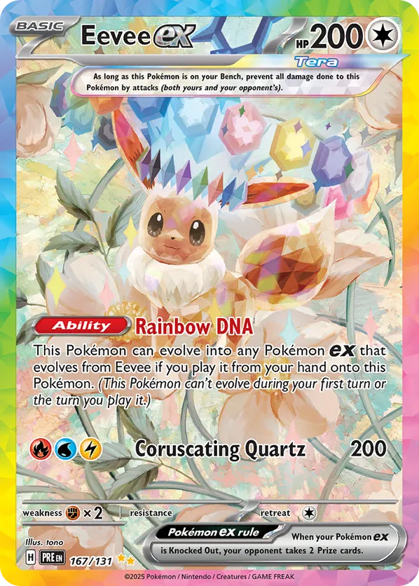 Eevee ex - Prismatic Evolutions #167
