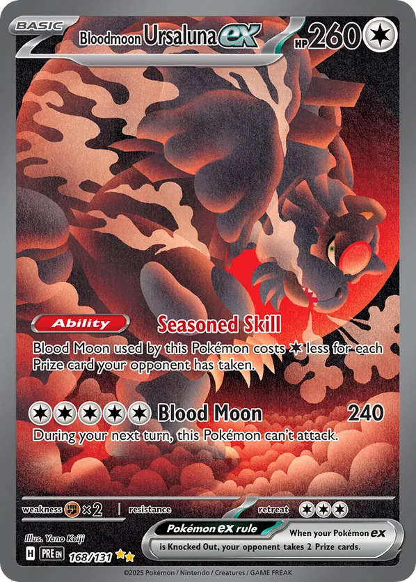 Bloodmoon Ursaluna ex - Prismatic Evolutions #168