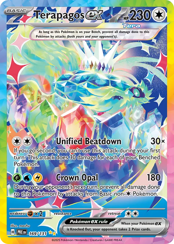 Terapagos ex - Prismatic Evolutions #169