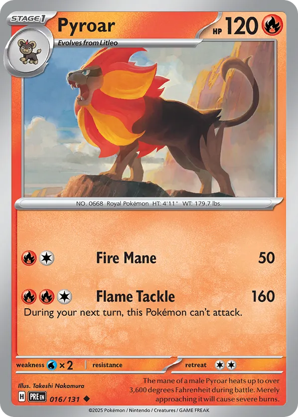 Pyroar - Prismatic Evolutions #16