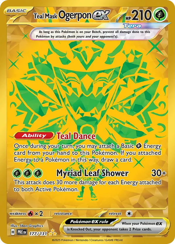 Teal Mask Ogerpon ex - Prismatic Evolutions #177