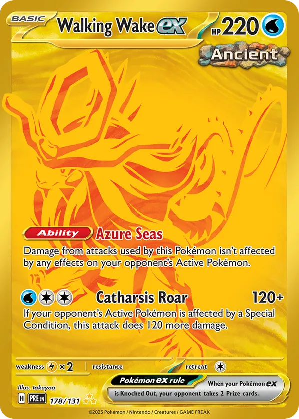 Walking Wake ex - Prismatic Evolutions #178