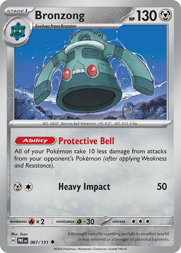 Bronzong - Prismatic Evolutions #67