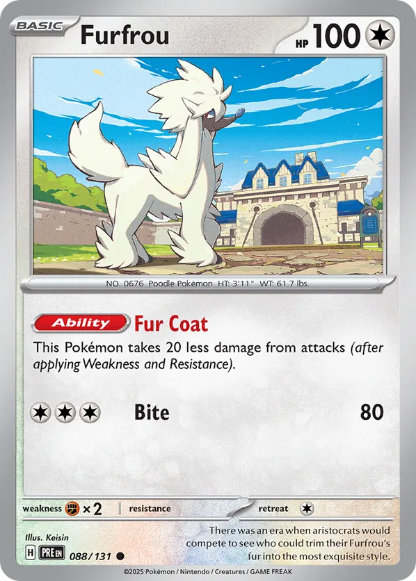 Furfrou - Prismatic Evolutions #88