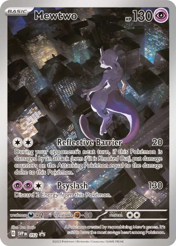 Mewtwo - Scarlet & Violet Black Star Promos #052